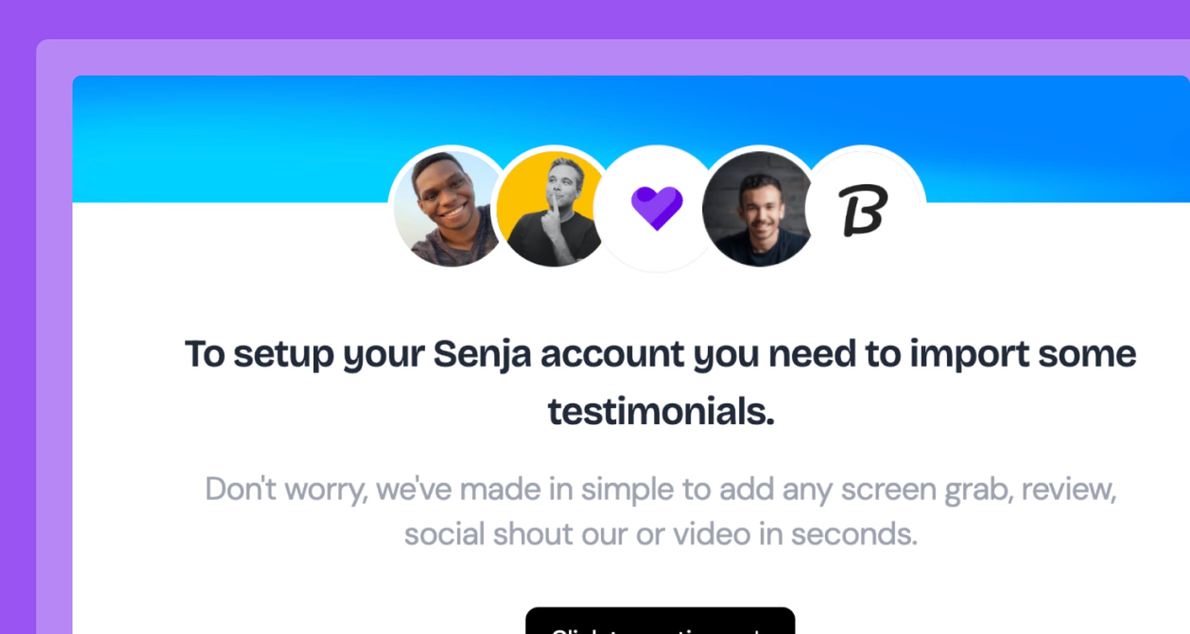 Brandfetch Case Study - Senja automatically displays the user’s brand icon